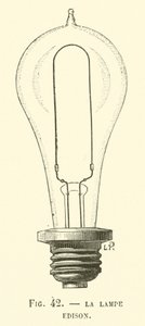 La lámpara de Edison